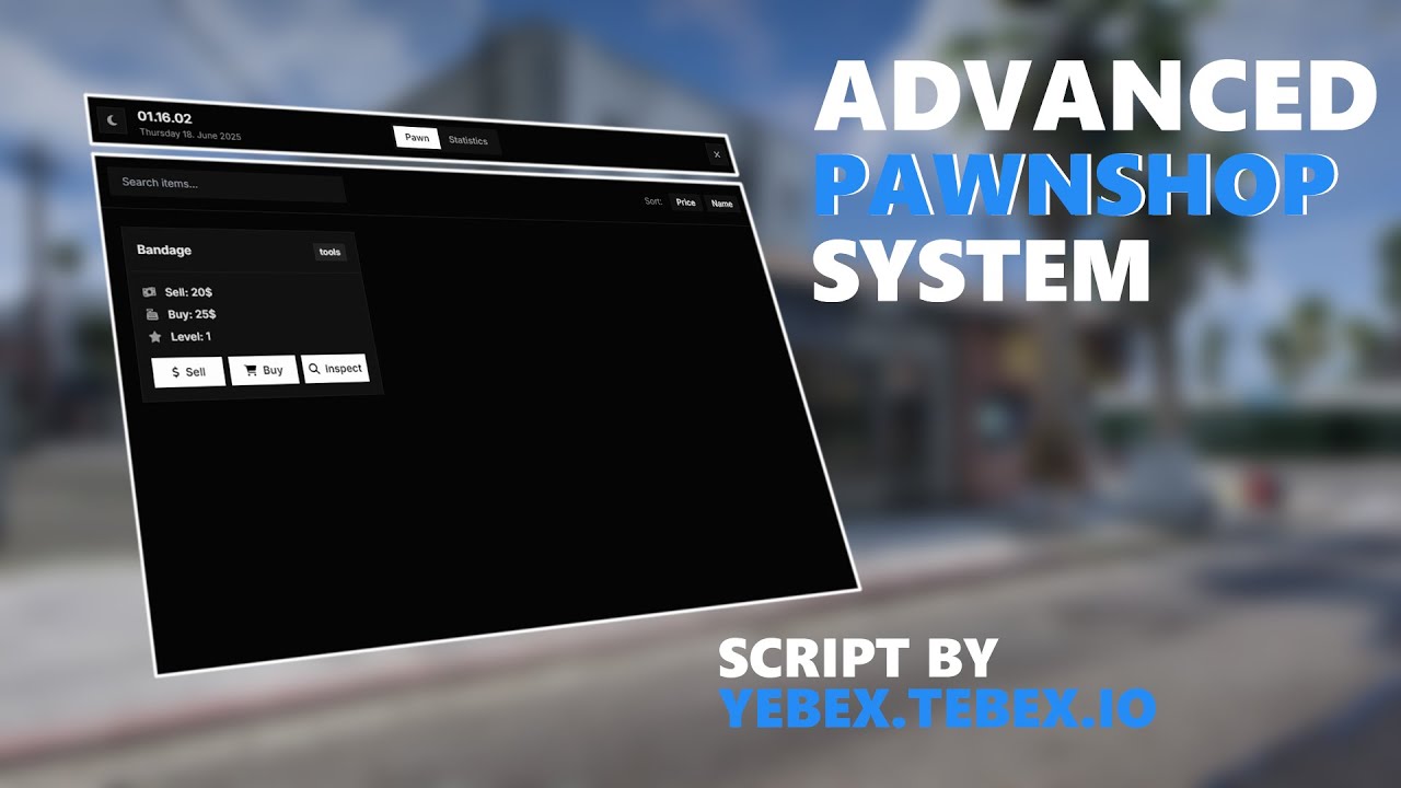[STANDALONE] Advanced Pawnshop System