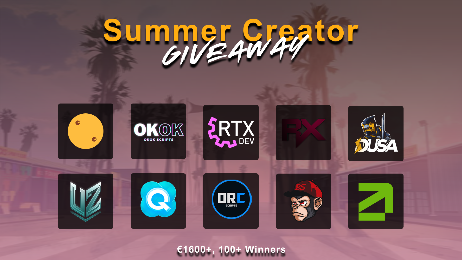 ☀️ Summer Creator Giveaway